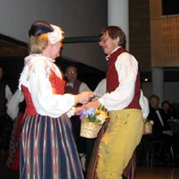 Chris and Per dancing at Kalevala