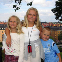 Julia, Josefin and David