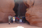 Entrance to the Antelope Canyon