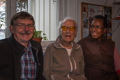 Together with ke
              Aastrup 102 years old