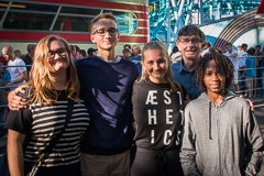 Josefin,
              David, Julia, Per and Nyaladzi at Grna Lund